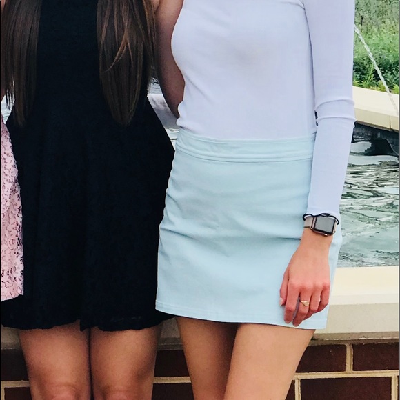 Forever21 Light Blue Mini Skirt - Picture 2 of 2